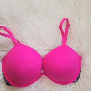 NWT PINK Victoria's Secret Super Push bra